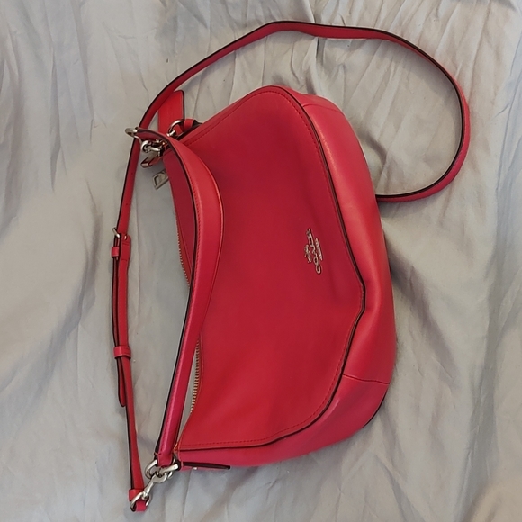 Coach Handbags - Coach Magenta Teri Crossbody Bag